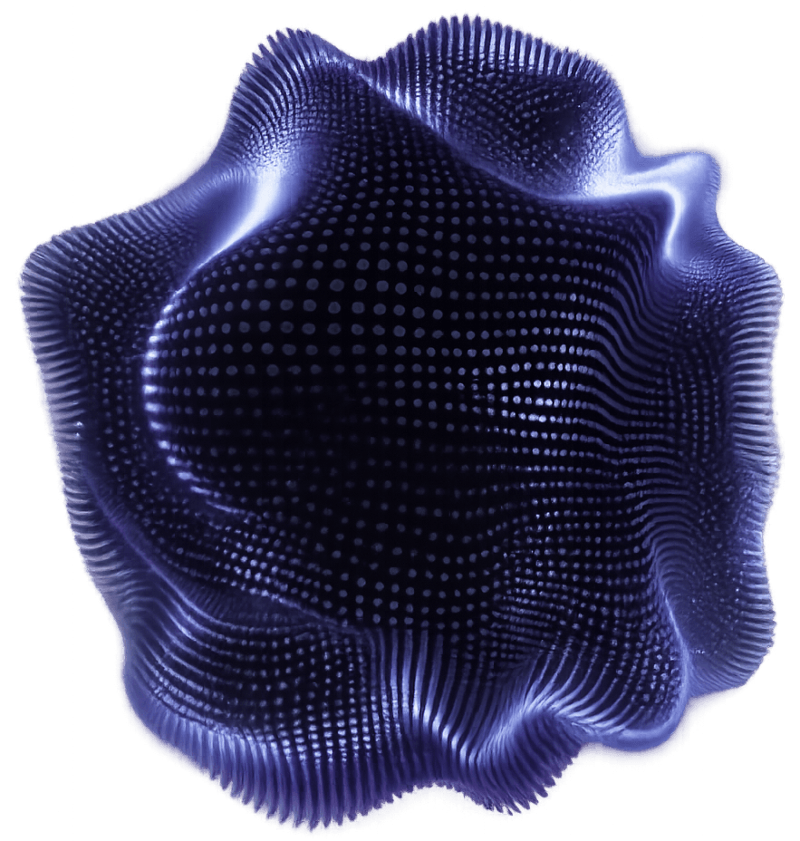 toolwork.dev — abstract digital sphere with cyan and violet light, representing engineering and cloud delivery